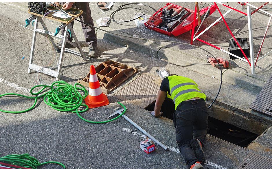 travaux assainissement Louvres